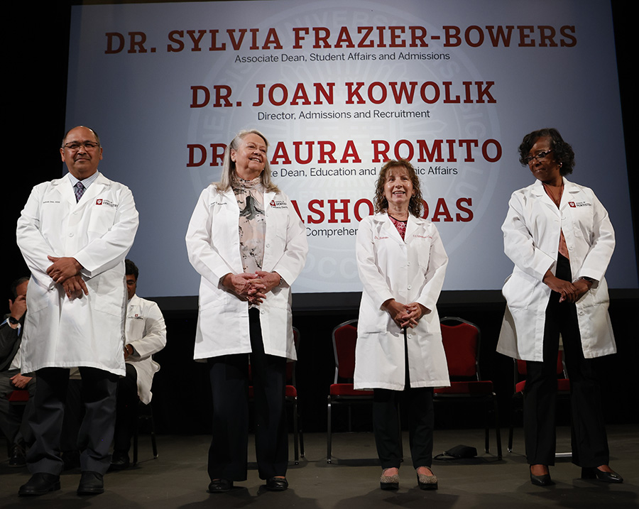 faculty participate in White Coat 2024