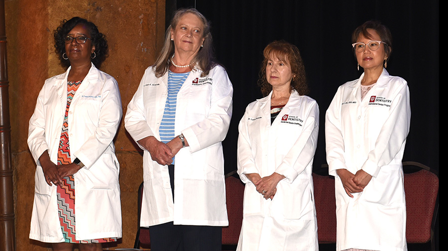 faculty participate in White Coat 2024